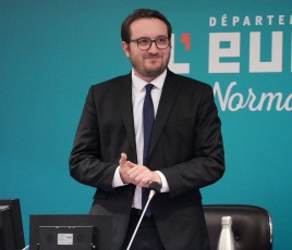 Alexandre Rassaert est le nouveau président du département de l'Eure