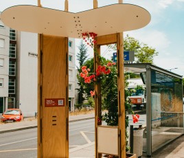 Montpellier expérimente des arrêts de bus écolos