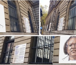 Exposition L'exposition "Les coulisses de ma ville » sur les façades de la Caserne Napoléon à Paris