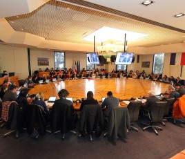 Les élus en séance lors de l’Assemblée départementale