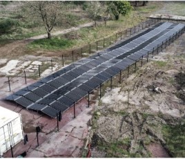 Première centrale solaire mobile à Lille Mont-de-Terre (59)