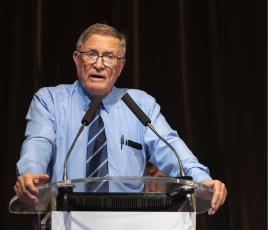 René Régnault, Président du CNAS lors du 57ème congrès qui s’est tenu à Chambéry les 6 et 7 juin derniers