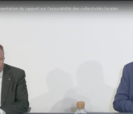 De gauche à droite : Jean-Yves Dagès, ancien président de Groupama et Alain Chrétien, vice-président de l’AMF lors de la conférence de presse