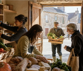 Portées par les habitants, les épiceries participatives rapprochent les produits locaux des consommateurs tout en recréant un lieu de rencontre au cœur des villages