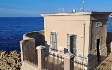 Le Marégraphe de Marseille, construit en 1885, a repris ses mesures de l’élévation du niveau de la Méditerranée