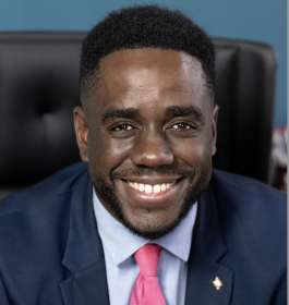 Cédric Pemba-Marine, maire du Port-Marly et Vice-Président de la communauté d'agglomération Saint Germain Boucles de Seine