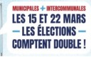 En mars 2026, municipales et intercommunales se dérouleront simultanément